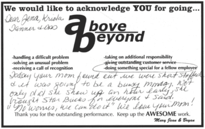 Above and Beyond Recognition