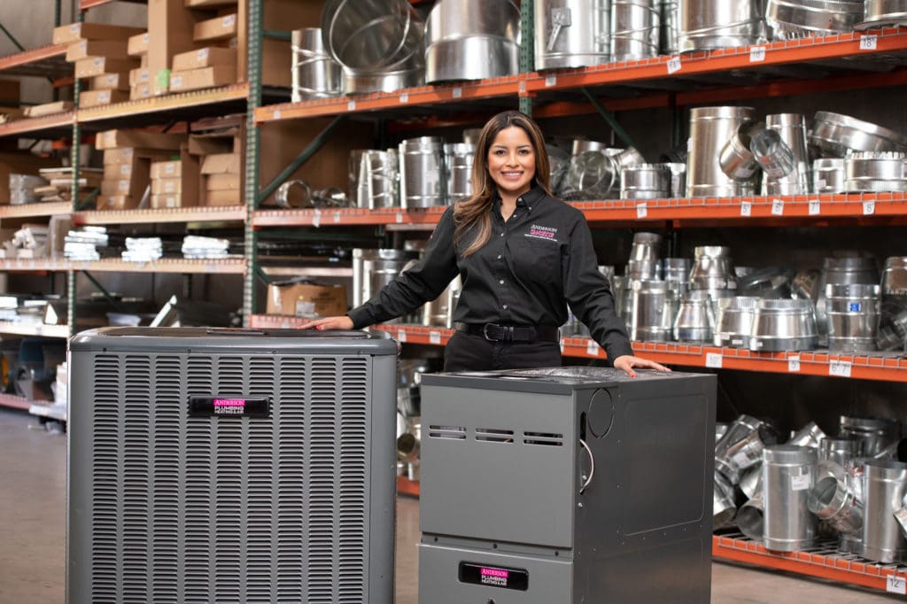 HVAC contractor repair or replace air conditioner