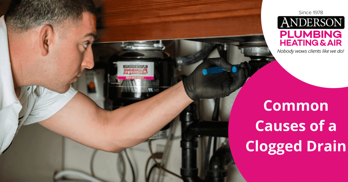 Common causes of a clogged drain